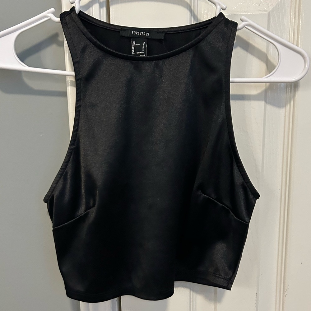 Forever 21 Black Women's Crop Top